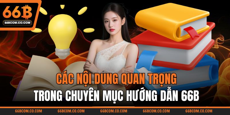Các nội dung quan trọng trong chuyên mục hướng dẫn 66B